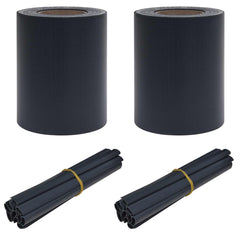 vidaXL Garden Privacy Screens 70 x 0.19 m PVC Dark Grey 2