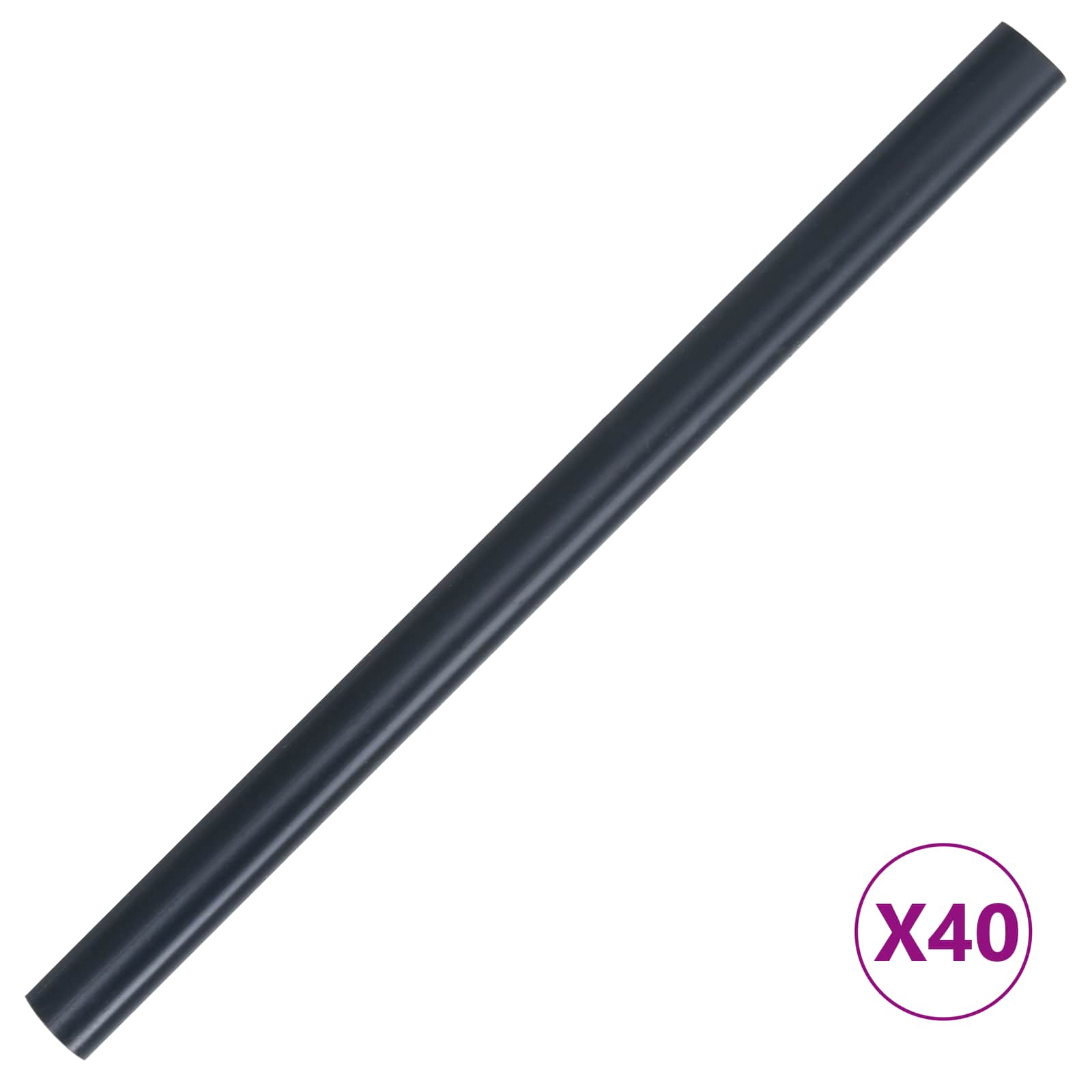 vidaXL Garden Privacy Screens 70 x 0.19 m PVC Dark Grey 3