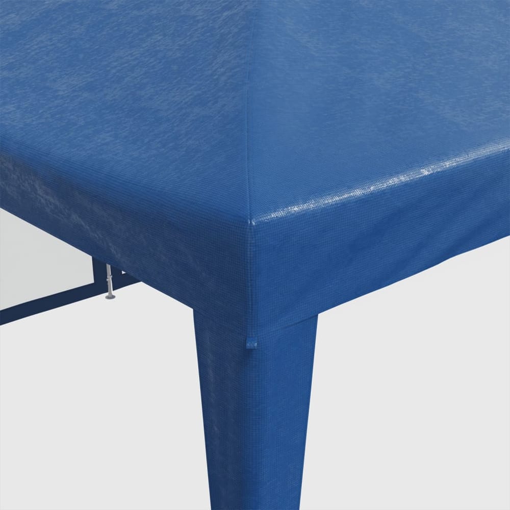 Party Tent with 12 Mesh Sidewalls 8x4 m HDPE with 12 Sidewalls Blue