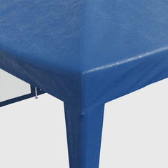 Party Tent with 12 Mesh Sidewalls 8x4 m HDPE with 12 Sidewalls Blue