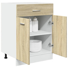 vidaXL Drawer Bottom Cabinet Lyon Sonoma Oak 60x46x81.5 cm Engineered Wood 4