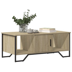 vidaXL Coffee Table Sonoma Oak 100x51x40 cm Engineered Wood 4