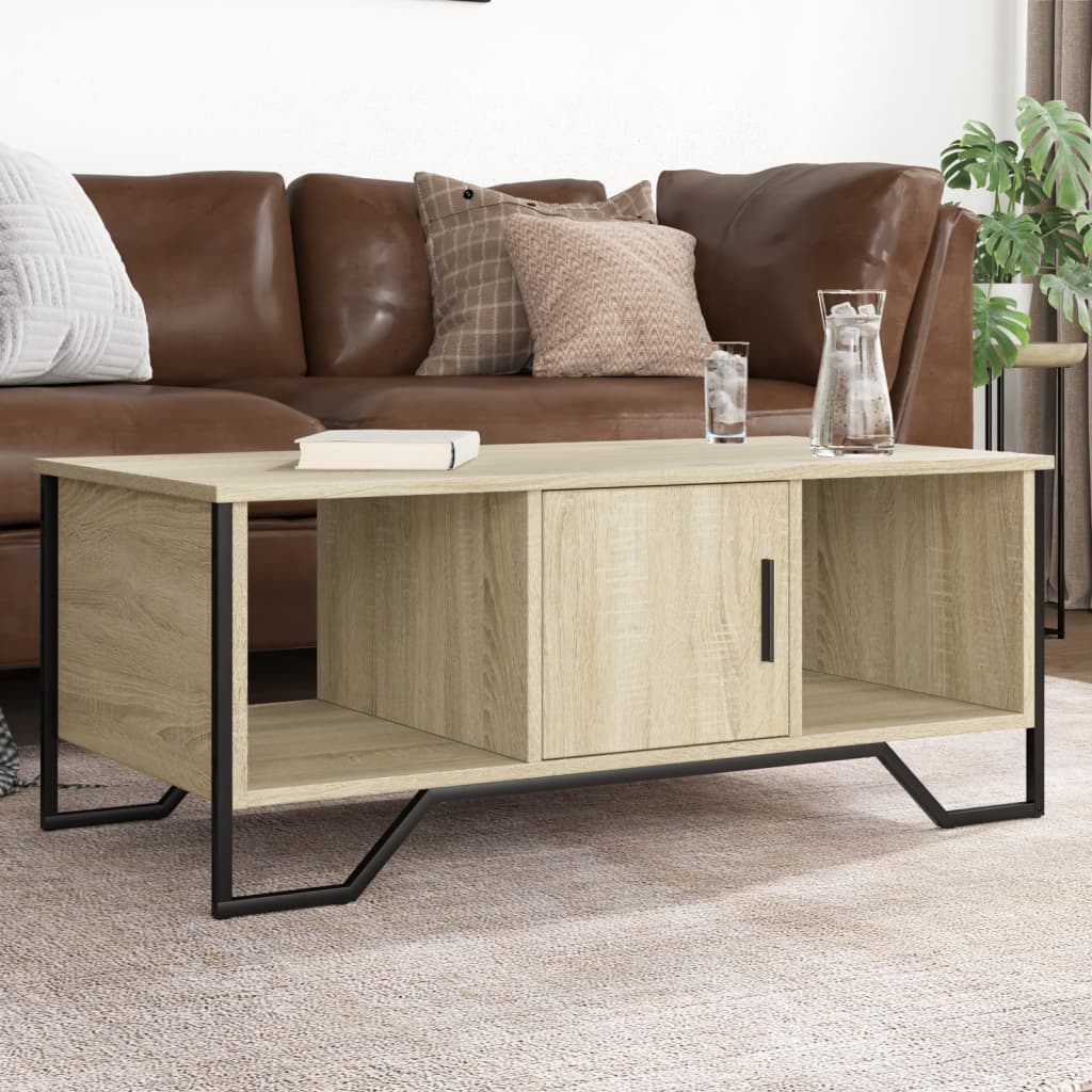 vidaXL Coffee Table Sonoma Oak 100x51x40 cm Engineered Wood 1