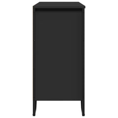vidaXL Sideboard Black 91x35.5x74.5 cm Engineered Wood 5