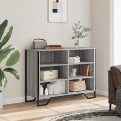 vidaXL Sideboard Grey Sonoma 101x35.5x74.5 cm Engineered Wood 3