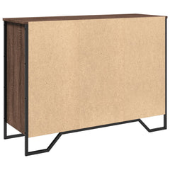 vidaXL Sideboard Brown Oak 101x35.5x74.5 cm Engineered Wood 6