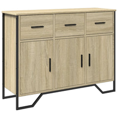 Sideboard 97x32,5x74,5 cm Engineered Wood Sonoma oak