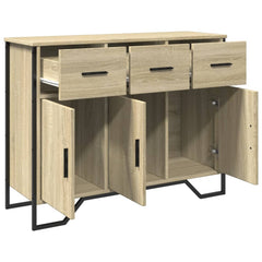 Sideboard 97x32,5x74,5 cm Engineered Wood Sonoma oak