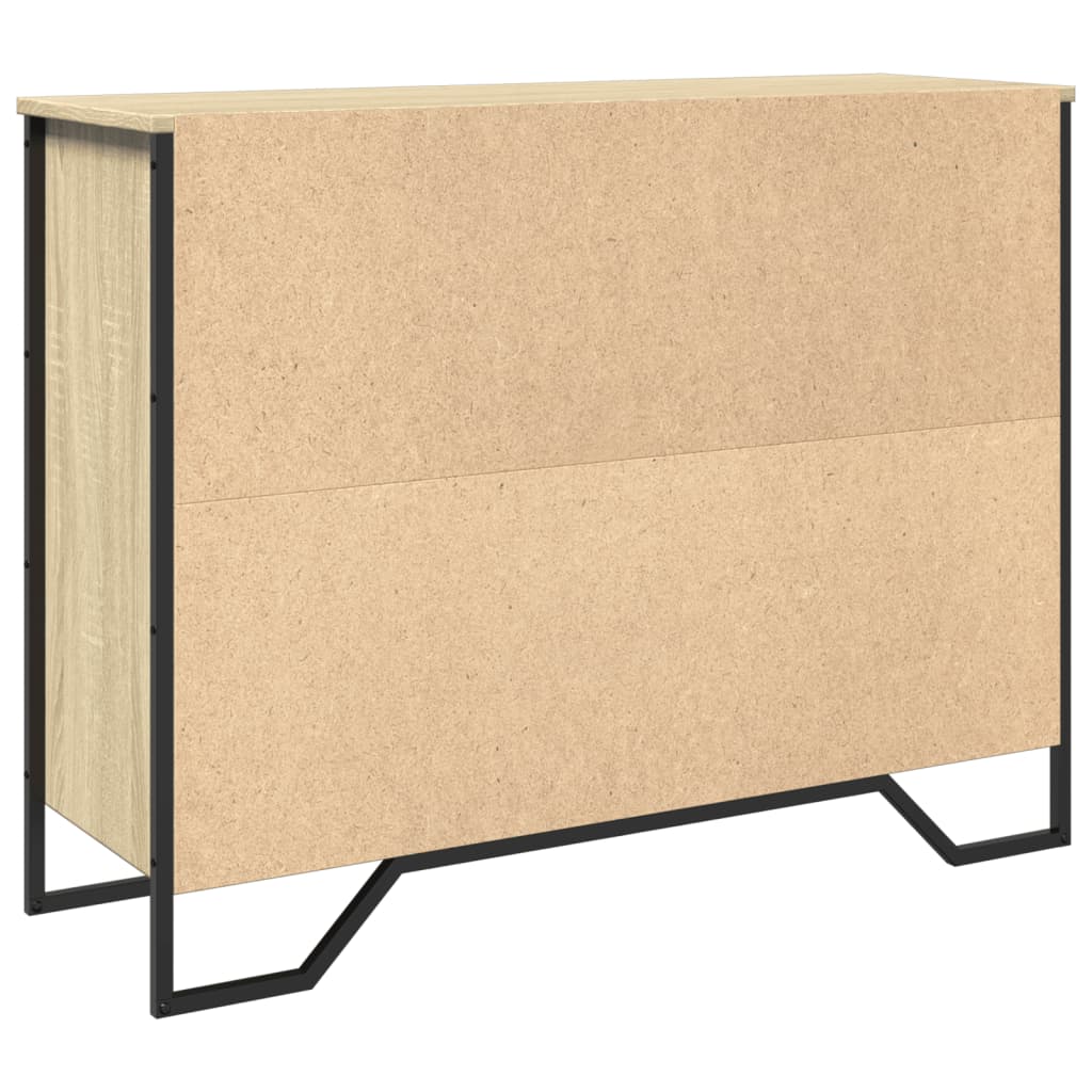 Sideboard 97x32,5x74,5 cm Engineered Wood Sonoma oak