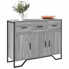 Sideboard 97x32,5x74,5 cm Engineered Wood Grey sonoma