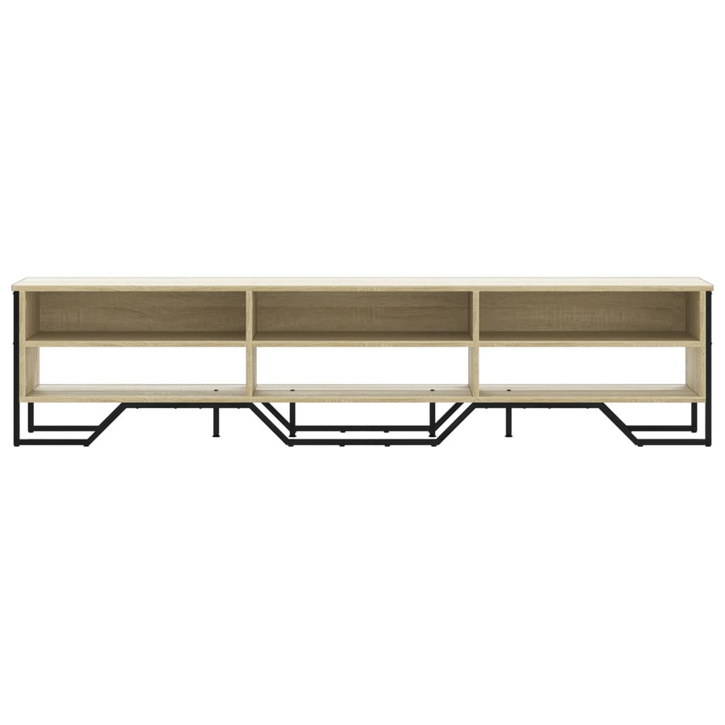 vidaXL TV Cabinet Sonoma Oak 180x34x41 cm Engineered Wood 4