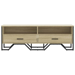 vidaXL TV Cabinet Sonoma Oak 122x34x41 cm Engineered Wood 4