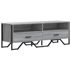 vidaXL TV Cabinet Grey Sonoma 122x34x41 cm Engineered Wood 2