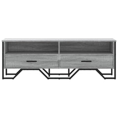 vidaXL TV Cabinet Grey Sonoma 122x34x41 cm Engineered Wood 4