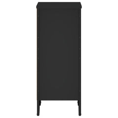 vidaXL Bookcase Black 50x31x74,5 cm Engineered Wood 6