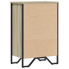 vidaXL Bookcase Sonoma Oak 50x31x74.5 cm Engineered Wood 6
