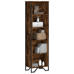 vidaXL Bookcase Smoked Oak 50x31x169 cm Engineered Wood 1