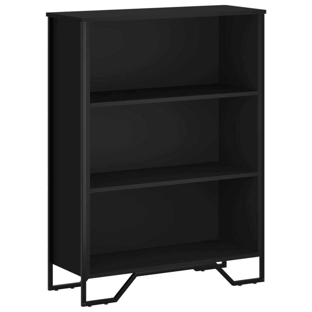 vidaXL Bookcase Black 80x31x106 cm Engineered Wood 2