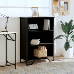 vidaXL Bookcase Black 80x31x106 cm Engineered Wood 3