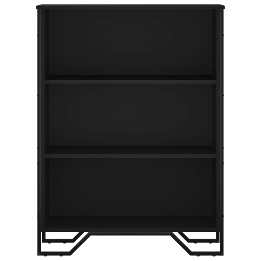 vidaXL Bookcase Black 80x31x106 cm Engineered Wood 4
