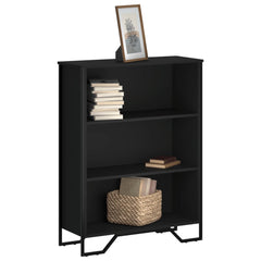 vidaXL Bookcase Black 80x31x106 cm Engineered Wood 1