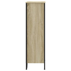 vidaXL Bookcase Sonoma Oak 80x31x106 cm Engineered Wood 5