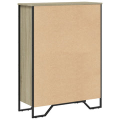 vidaXL Bookcase Sonoma Oak 80x31x106 cm Engineered Wood 6