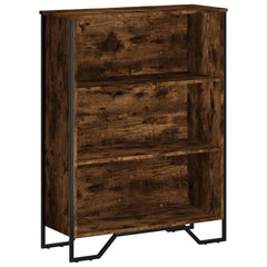 vidaXL Bookcase Smoked Oak 80x31x106 cm Engineered Wood 2
