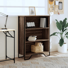 vidaXL Bookcase Brown Oak 80x31x106 cm Engineered Wood 3