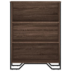 vidaXL Bookcase Brown Oak 80x31x106 cm Engineered Wood 4