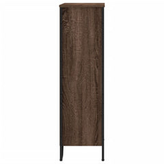 vidaXL Bookcase Brown Oak 80x31x106 cm Engineered Wood 5