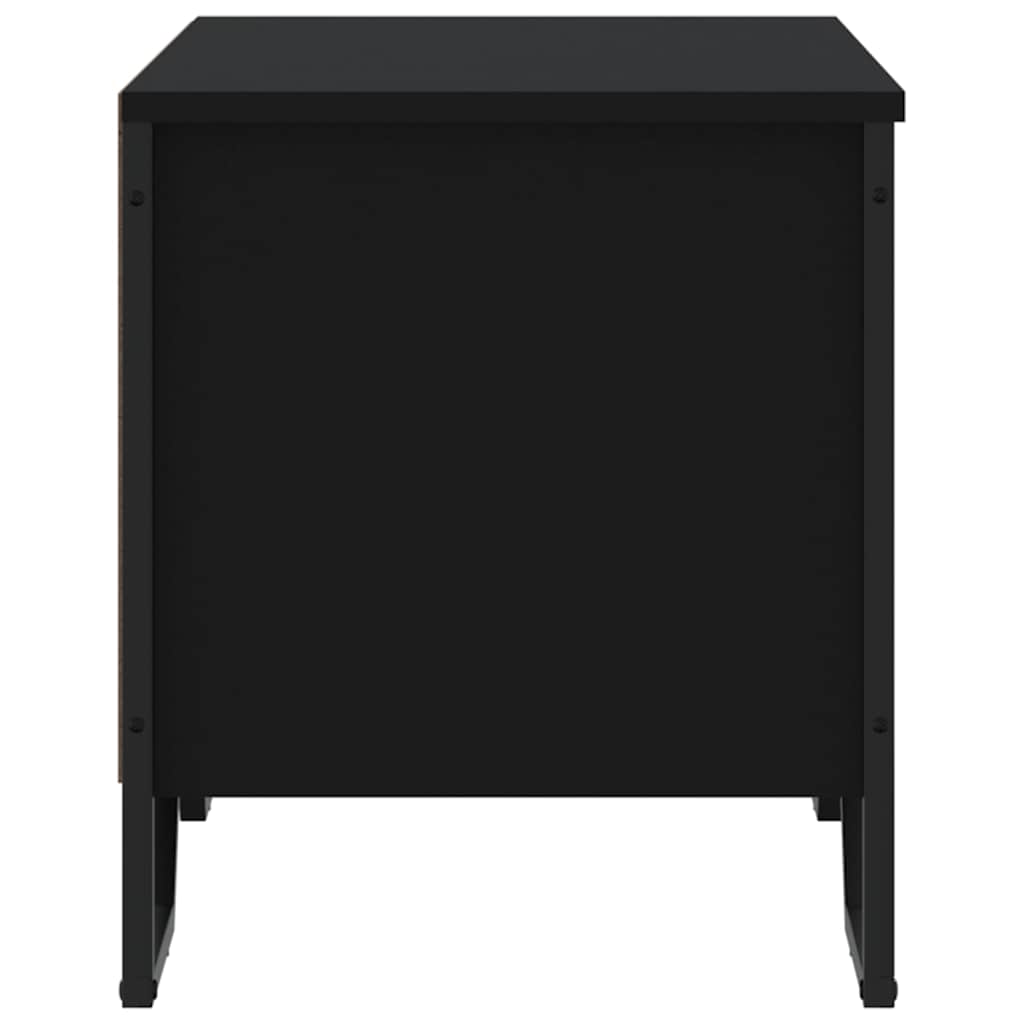 vidaXL Shoe Cabinet Black 90x38x45.5 cm Engineered Wood 5