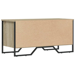 vidaXL Shoe Cabinet Sonoma Oak 90x38x45.5 cm Engineered Wood 6