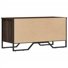 vidaXL Shoe Cabinet Brown Oak 90x38x45.5 cm Engineered Wood 6