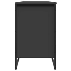 vidaXL Shoe Cabinet Black 90x38x61.5 cm Engineered Wood 5