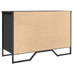 vidaXL Shoe Cabinet Black 90x38x61.5 cm Engineered Wood 6