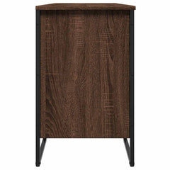 vidaXL Shoe Cabinet Brown Oak 90x38x61.5 cm Engineered Wood 5