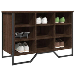 vidaXL Shoe Cabinet Brown Oak 90x38x61.5 cm Engineered Wood 1
