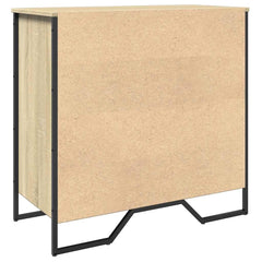 vidaXL Shoe Cabinet Sonoma Oak 80x38x78 cm Engineered Wood 6
