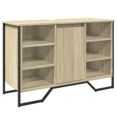 vidaXL Bathroom Sink Cabinet Sonoma Oak 91x35x60 cm Engineered Wood 2