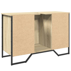 vidaXL Bathroom Sink Cabinet Sonoma Oak 91x35x60 cm Engineered Wood 6