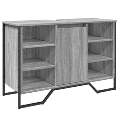 vidaXL Bathroom Sink Cabinet Grey Sonoma 91x35x60 cm Engineered Wood 2