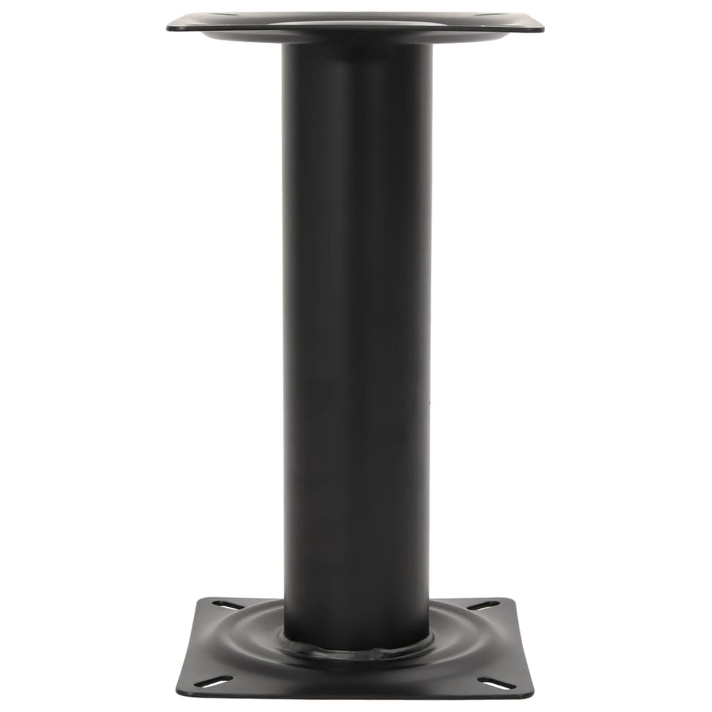 vidaXL Boat Seat Pedestal Black 33 cm Steel 5