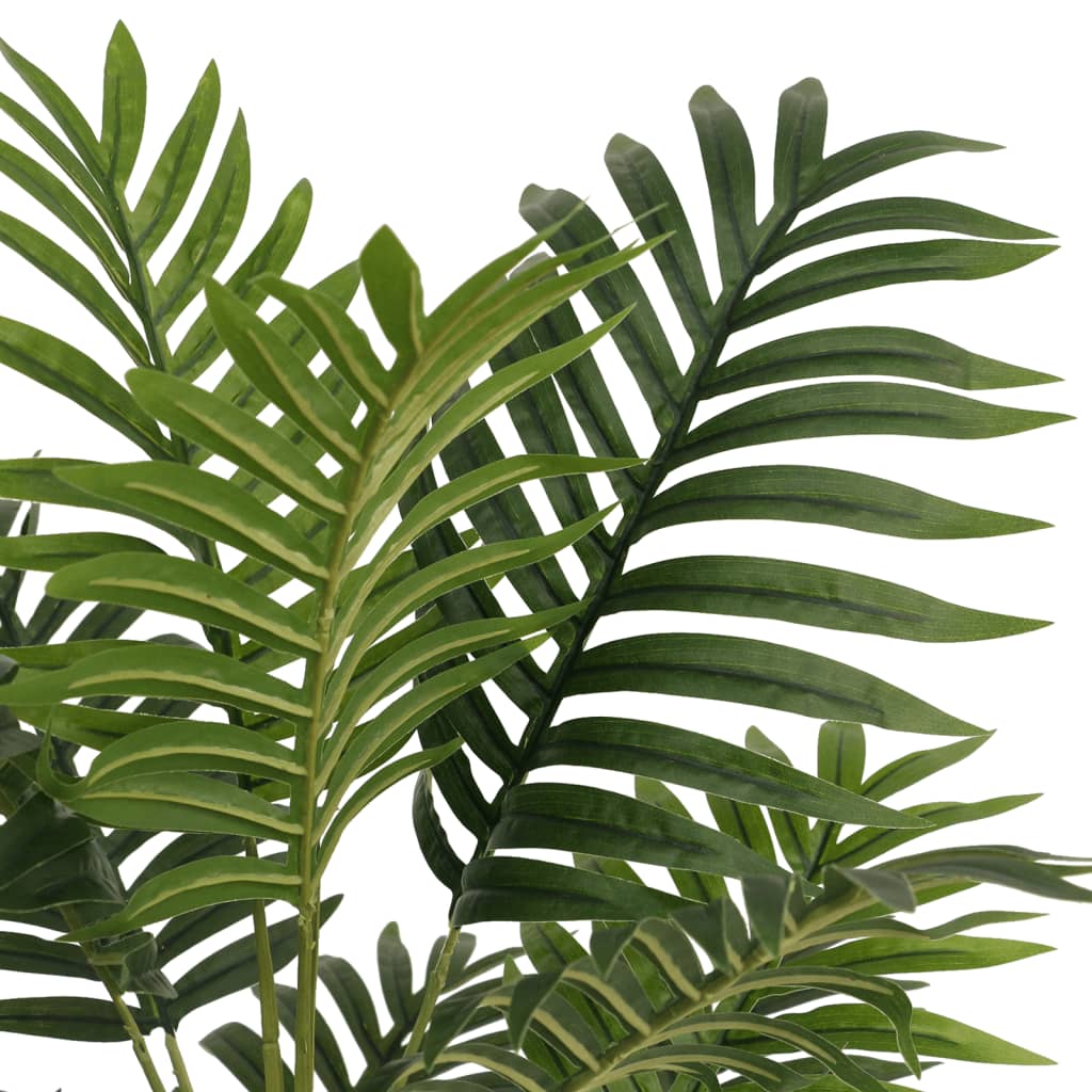 vidaXL Artificial Palm Tree with 3 Trunks Green 85 cm PP 3