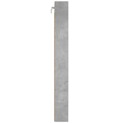 vidaXL Vitrine Cabinet Concrete Grey 100x8.5x75 cm Engineered Wood 5