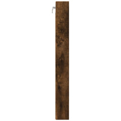 vidaXL Vitrine Cabinet Smoked Oak 100x8.5x75 cm Engineered Wood 5