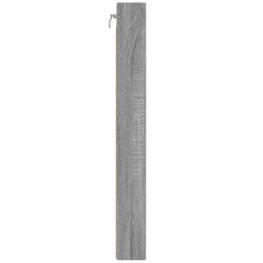 vidaXL Vitrine Cabinet Grey Sonoma 100x8.5x75 cm Engineered Wood 5