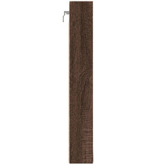 vidaXL Vitrine Cabinet Brown Oak 100x8.5x58 cm Engineered Wood 5