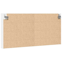 vidaXL Vitrine Cabinet White 100x8.5x50 cm Engineered Wood 6