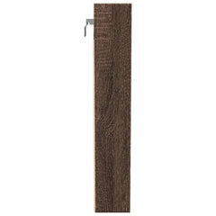vidaXL Vitrine Cabinet Brown Oak 100x8.5x50 cm Engineered Wood 5